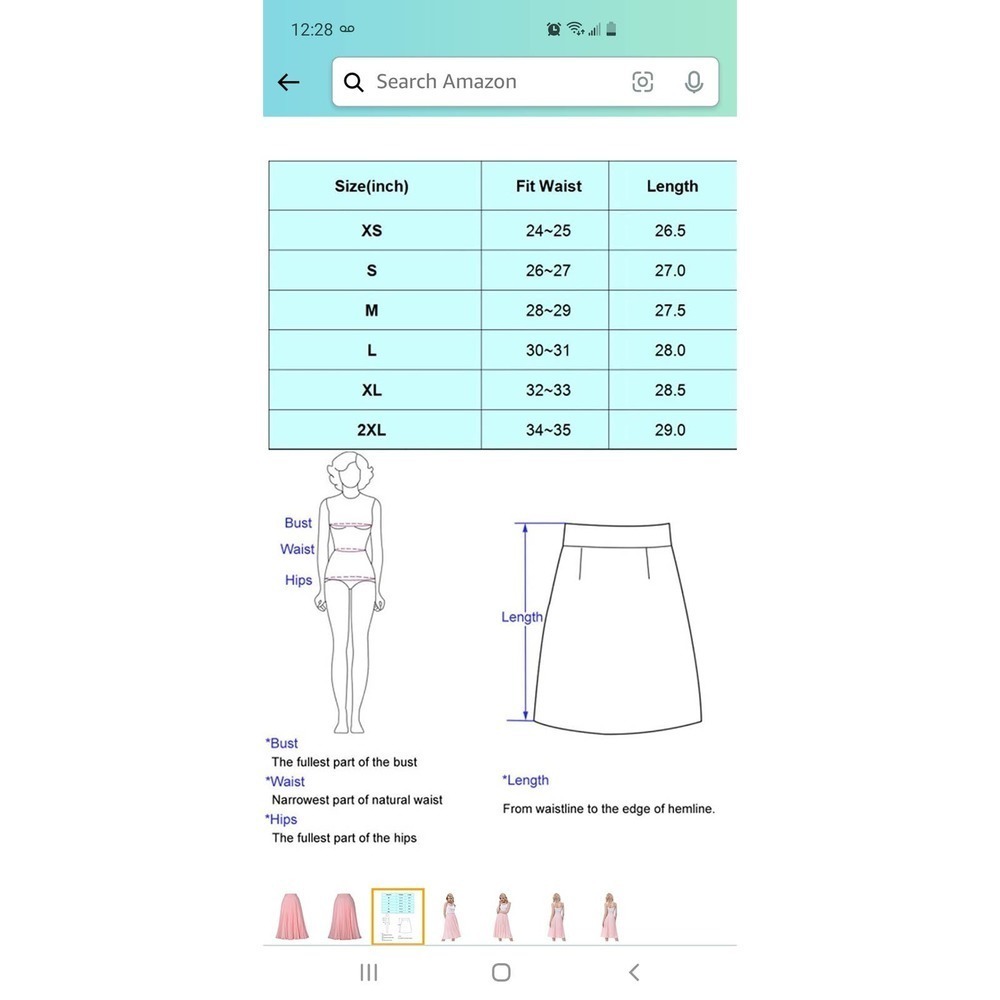 Kate Kasin High Waist Pleated A-Line Swing Skirt -Small - Picture 10 of 10